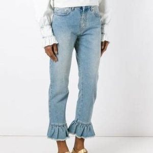 MSGM Ruffle Jeans NWOT